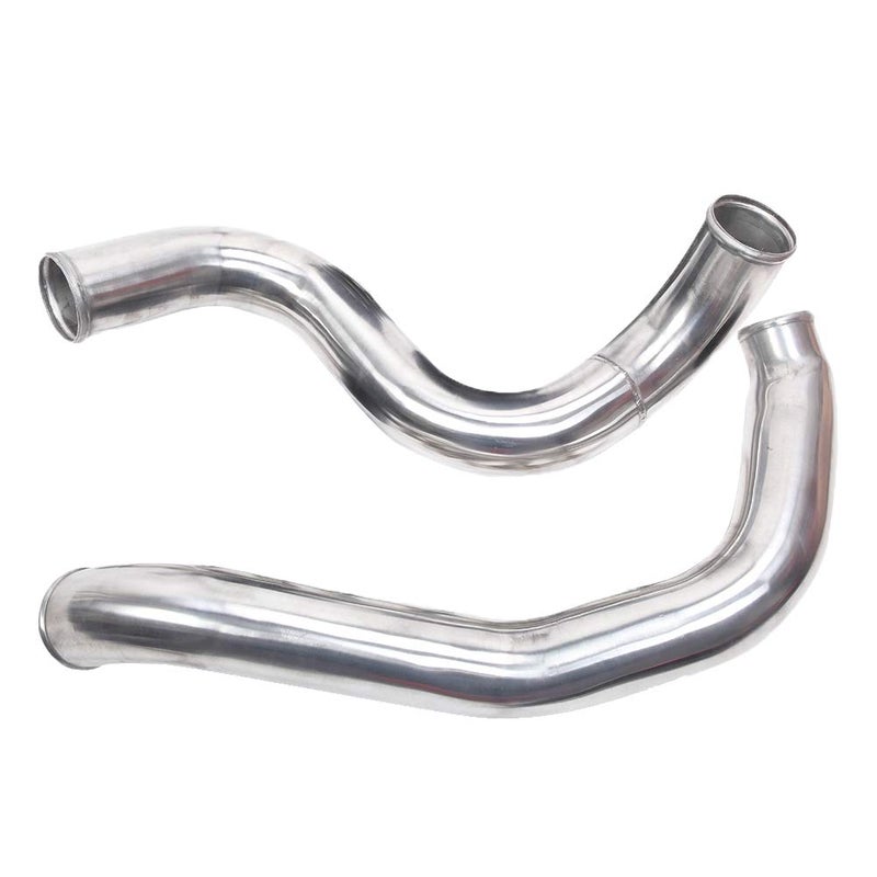 MOOSUN Turbo Intercooler kit Pipe Boot for Ford 6.0L CAC Intercooler Pipe Boot kit 03-07 Tube Powerstroke for Ford F250 F350 F450 F550 (Silver) - Image 4